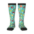 thumbnail image 2 of Picia Women Crew Soft Moisture-wicking Socks Mushrooms Pattern Design Cotton Socks, One Size fit All, 2 of 9