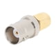 thumbnail image 4 of Uds. Conector adaptador BNC hembra a SMA macho de latón niquelado dorado y plateado, 4 of 5