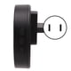 thumbnail image 2 of Timbre inalámbrico negro, timbre de puerta impermeable autoalimentado con 58 melodías, Flash LED para el hogar, negocios, enchufe estadounidense, 2 of 14