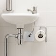 thumbnail image 4 of Raindrops 2Pcs Square Self-Adhesive Lock Hole Cover Silver ABS For Kitchen And Bathroom, 4 of 7