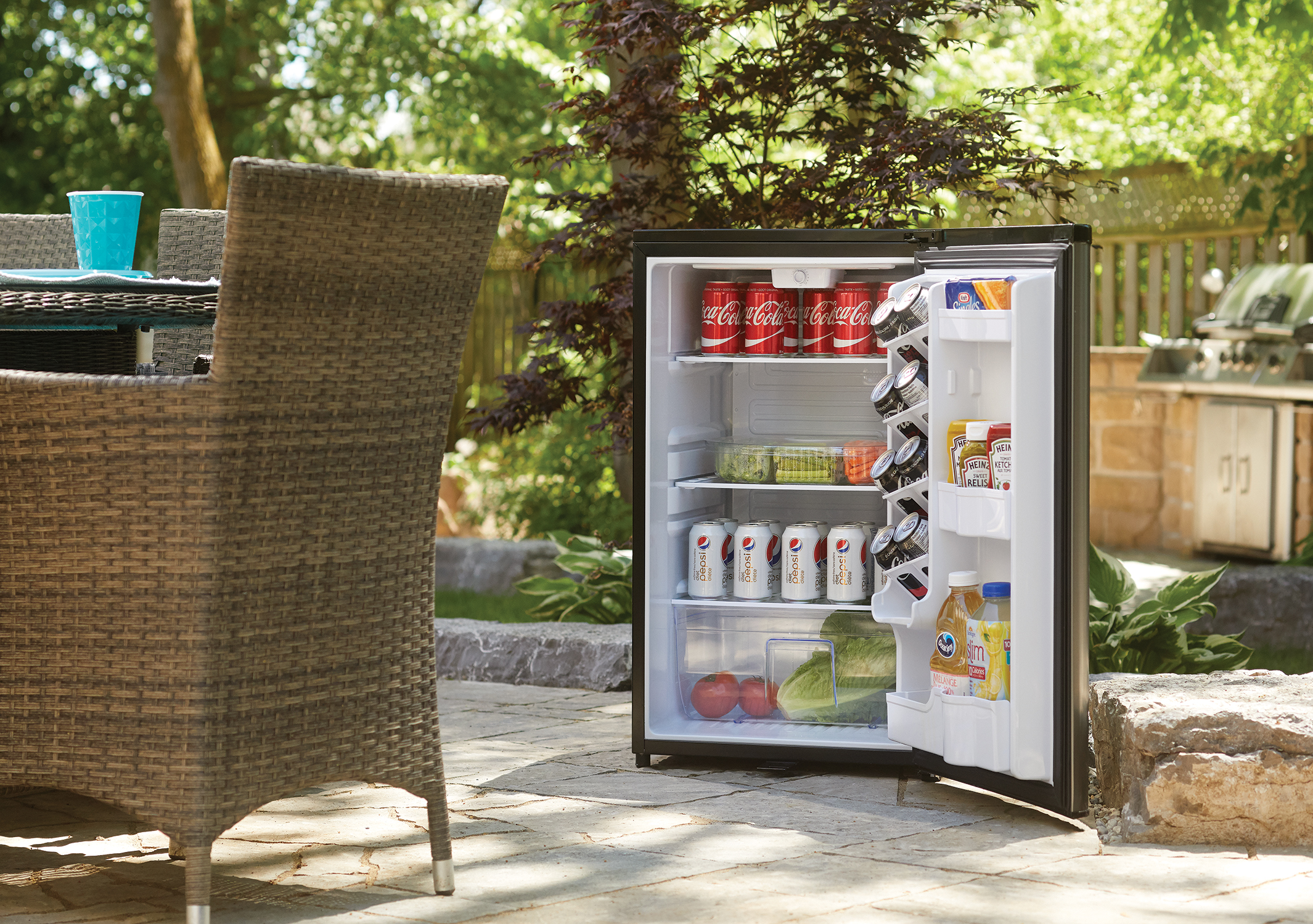 mini fridge for outside