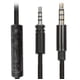 thumbnail image 3 of 1.8m Cable For Sennheiser Momentum 2.0 With Volume Control And Microphone - Inline Lead - Black, 3 of 4