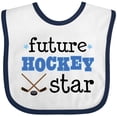 thumbnail image 3 of Inktastic Future Hockey Star Sports Boys or Girls Baby Bib, 3 of 4
