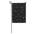 thumbnail image 1 of JSDART Abstrait Motif Graphique des Années 80 90 Styles sur Coloré Drapeau de Jardin Décoratif Drapeau Maison Bannière 12 X 18 Pouces, 1 of 2