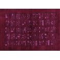 thumbnail image 1 of Ahgly Company Indoor Rectangle Abstract Purple Contemporary Area Rugs, 3' x 5', 1 of 4
