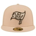 thumbnail image 2 of Men's New Era Tan Tampa Bay Buccaneers Candied Pecan 59FIFTY Fitted Hat, 2 of 6