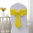 thumbnail image 1 of Uuiauoio Spandex Chair Sashes for Wedding Elastic Chair Bows Sashes Universal Decorative for Party Baby Shower Ceremony Reception Banquet Decorations, 1 of 6