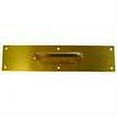 thumbnail image 2 of Tell Manufacturing Brass Pull Plate Handle - Commercial Durable - 3.5" x 15", 2 of 2