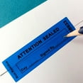 thumbnail image 4 of shiyou-Non Transfer Tamper Evident Security Warranty Void Seals/Stickers High Security Tamper for Reusable Package or Expensive Surface with Serial Numbers(1 x 3.35Inches,100pcs,Blue), 4 of 4