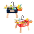 thumbnail image 2 of Fregadero De Cocina Juguetes Lavavajillas Eléctrico Para Niños A Batería Corriente Sistema De Ciclo De Agua Automático Casa De Juegos Juegos De Rol De Simulación Juguetes Para Niños Niñas Speravity FN003441-01, 2 of 5