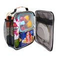 thumbnail image 4 of Haosy Line Block Doodle Reusable Lunch Box Men/Women Insulated Lunch Bag for School Picnic Travel, 4 of 6