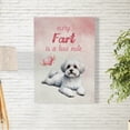 thumbnail image 2 of Every Fart is Love Note Maltese Guilty Face Happy Valentine's Vertical Matte Canvas Poster Maltese Dog Lover Gifts Idea Wall Art Home Decor - 01016, 2 of 5