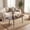 Walnut, variant on ELLEGNT Oval Coffee Table with Sturdy Metal Frame - Mid Century Center Table for Home Walnut