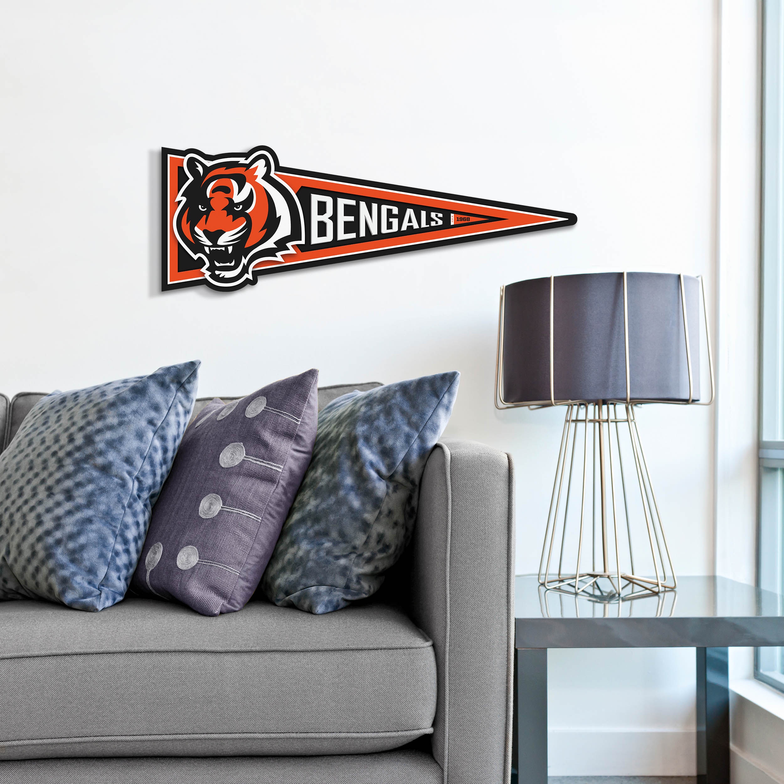 YouTheFan NFL Cincinnati Bengals Pennant Sign