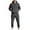 Dark Gray, variant on Wlynlyn Men Sweatsuits 2 Piece Outfits Crewneck Fleece Hoodies Joggers Sweatpants Fall Solid Color Tracksuits