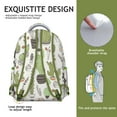 thumbnail image 2 of Sac à Dos Scolaire Boho Cactus Style Sud-Ouest Succulente et Rétro Désert Aquarelle Minimaliste Design Botanique pour Étudiants, 2 of 6