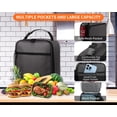 thumbnail image 3 of Lunch Box for Men - Reusable Lunch Bag Men Adult Women- Insulated Small LunchBox, 3 of 7