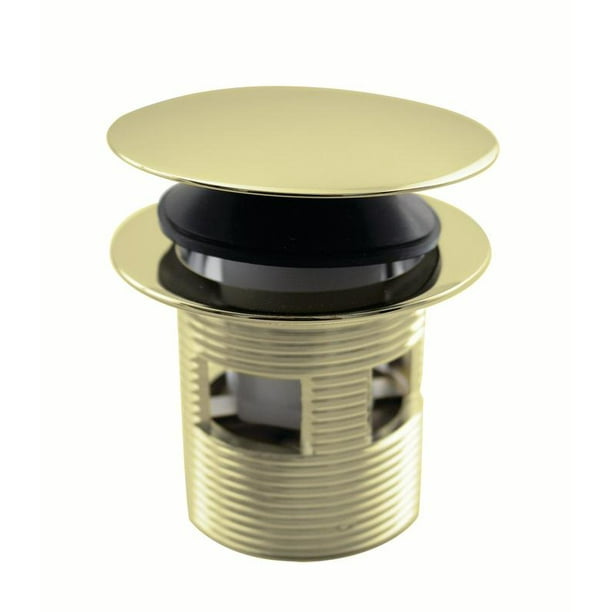 Westbrass Tip Toe Integrated Overflow Bath Drain in Polished Brass Westbrass Tip Toe Integrated Overflow Bath Drain in Polished Brass