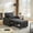 Black-Phone Holder, variant on Leumius Convertible Sofa Chair Bed,3-in-1 Sleeper Sofa with Pull-Out Bed and USB Port,Foldable Table,Modern Linen Single Sofa Chair with Reclining Backrest for Living Room Small Space,Dark Gray