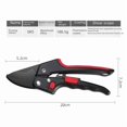 thumbnail image 3 of Fruit Tree Pruning Shears Branches Thick Branches Gardening Scissors Floral Flower Branch Scissors Pruning Garden Tools Flower Shears Pruning(Adjusting gear pruning shears), 3 of 6