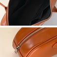 thumbnail image 2 of Bolso para Las Axilas Bolso Hombro Alta Gama Nicho Bolso Baguette Con Forma PU Marrón, 2 of 7