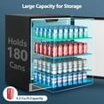 thumbnail image 6 of Coolski 1 Door 5.3 Cu Ft 180 Cans Outdoor Beverage Refrigerator, Stainless Steel, 6 of 9