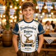 thumbnail image 2 of Boys Festival Graphic Tee for Kids Themed Print Top Young Casual Short Sleeve Shirt Everyday Wear Kids T-Shirts Summer Clothes, 2 of 5