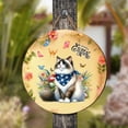 thumbnail image 4 of Ragdoll Celebrates Spring and Enjoys a Happy Easter Round Wood Sign Cat Lover Kitten Owner Gifts Idea Hanging Wall Home Decor - 02001, 4 of 5
