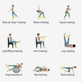 thumbnail image 3 of Gieenan 6 Pcs Fitness Bands with 6 Level Exercise Bands Set Resistance Bands Elastic Workout Bands for Home Strength Training, 3 of 8