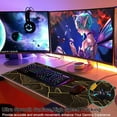 thumbnail image 4 of Gaming Mouse Pad,Golden Mountain Large Desk Mat, Extended Big XL Desk Pad, Long Computer Keyboard Mousepad with 3mm Non-Slip Base and Stitched Edge for Home Office, 31.5 x 11.8 Inch, 4 of 6
