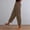 Brown, variant on 2026 New Limit-time Offer, Women's Casual Pants Solid Color High Waist Elastic Linen Blend Pockets Breathable Comfortable Fabric for Spring Summer Daily Vacation Beach Wear