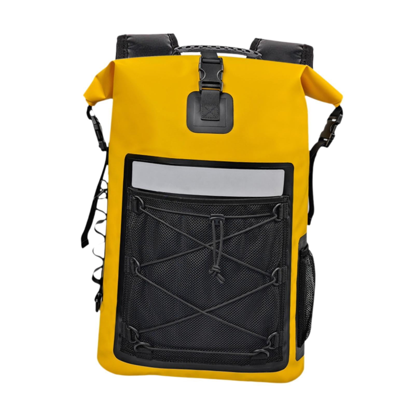 harayaa Waterproof Dry Bag Outdoor Backpack 35L Portable with Shoulder Strap Water Sport Yellow