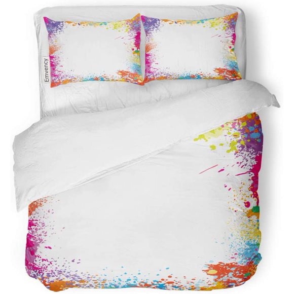 Paint Splatter Bedding