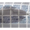 thumbnail image 4 of oneOone Viscose Chiffon Navy Blue Fabric Ethnic Block Craft Projects Decor Fabric Printed By The Yard 42 Inch Wide, 4 of 4