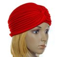 thumbnail image 3 of Gorro de turbante estilo indio plisado elástico Chemo Head Baoblaze Sombreros y tocados para mujer (disfraz), 3 of 8