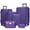 Purple, variant on 6 Piece Hardside Luggage Set with Duffel Bag, Expandable ABS Suitcases with TSA Lock and Spinner Wheels, Lightweight Travel Luggage Set 18 20 24 28 Inch, Purple