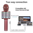 thumbnail image 4 of Wireless Microphone Multi-purpose LED Karaoke Microphone Speaker Microphone, 4 of 9