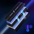 thumbnail image 4 of Fanxiang 1TB M.2 2280 NVMe SSD with Heatsink PCIe 4.0 Gen4x4, Up to 7000MB/s Read Speed, Compatible with PS5 PC Laptop Desktop Storage Expansion, 4 of 8
