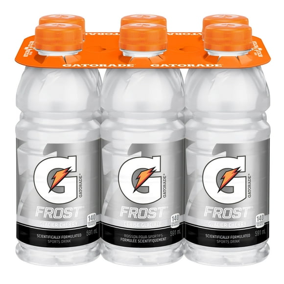 Gatorade frost Glacier Cherry Sports Dink 6 x 591 mL, Bottles, 6x591mL