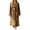 Army Green, variant on Women's Stripes Robe Long Sleeve Bathrobe with Pockets Soft Kimono Robes Casual Shower Sleepwear Loungewear Pajamas