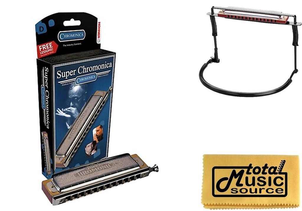 HOHNER Chromonica Harmonica, Key D, Made in Germany, Chromatic, Case