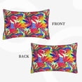 thumbnail image 2 of Honeii Colorful Bananas Pattern Decorative Throw Pillow Case - Elevate Your Couch, Sofa, or Bed with Stylish Home Decor-16"x24", 2 of 6