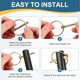 thumbnail image 5 of Uxcell 5Pcs Pasador de seguridad con anillo (1/4" x 1-5/8") - Pasadores de seguridad de alta resistencia, clips de bloqueo de eje de acero al carbono, para tractores, camiones y cortadoras de césped., 5 of 7