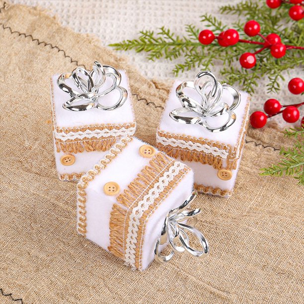 Set de adornos para bailes de Navidad | Pack de 3 bolas de decoración de espuma roja y blanca | Decoración ligera para colgar en Nadales para Árboles, Paredes, Fiestas | 2,36" de diámetro | Acabado