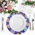 thumbnail image 4 of Ryvnso Happy Easter Cute Eggs Round Plate Mats Dining Table Placemat Set of 4 for Holiday Decoration, 4 of 7