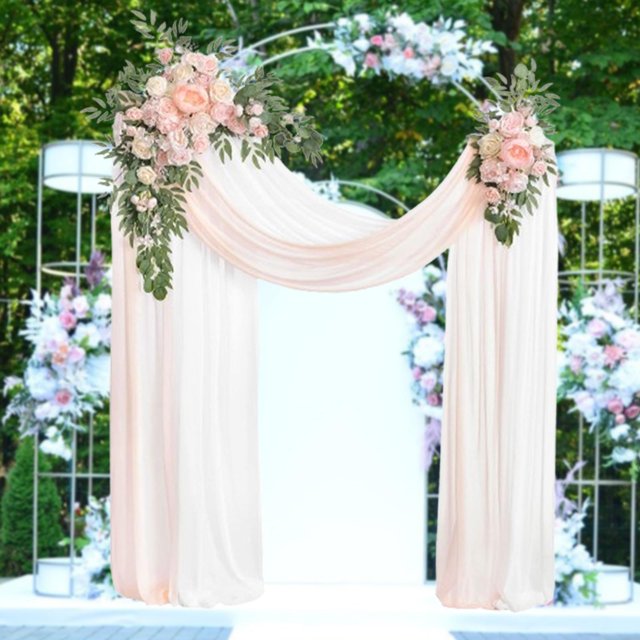 Juego de Flores Artificiales para Arco de Boda, Rosas Artificiales, Guirnalda de Flores, Centro de Mesa, Guirnalda de Flores Artificiales para Recepci
