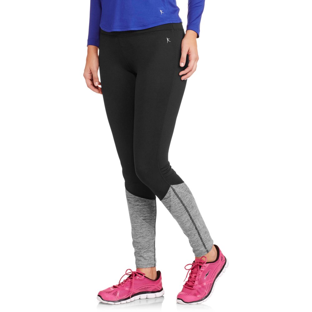 Danskin Now Women's Melange Color Block Fashion Leggings Walmart