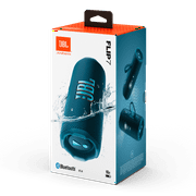 JBL Flip 7 - Portable waterproof and drop-proof speaker, Bold JBL Pro Sound with AI Sound Boost, 16Hrs of Playtime, and PushLock system with interchangeable accessories (Blue)