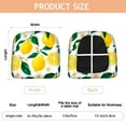 thumbnail image 3 of Lemon Pattern Seat Covers for Dining Room Chairs Set Of 4,Stretch Printed Washable Chair Seat Cover with Elastic Ties and Button,Removable Waterproof Couch Cushion Covers, 3 of 6