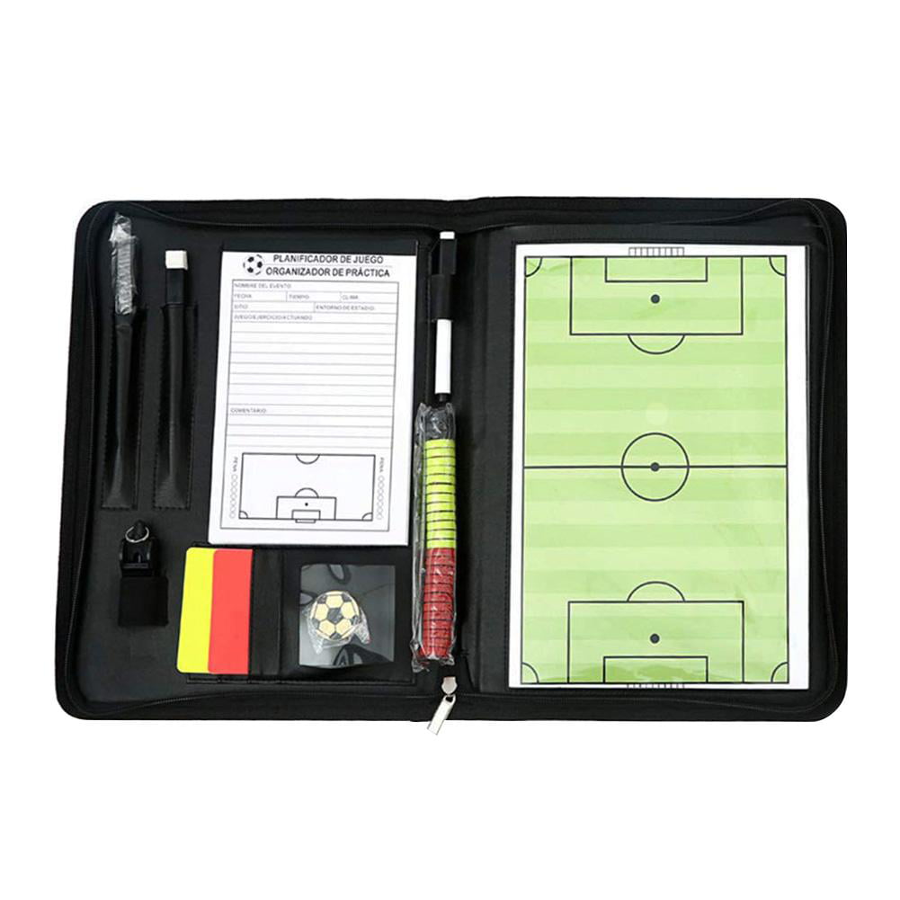 Football Coaching Board Coaches Clipboard Tactical Magnetic Board Kit 